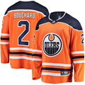 Men's Edmonton Oilers Evan Bouchard Orange Home Breakaway Player Jersey
