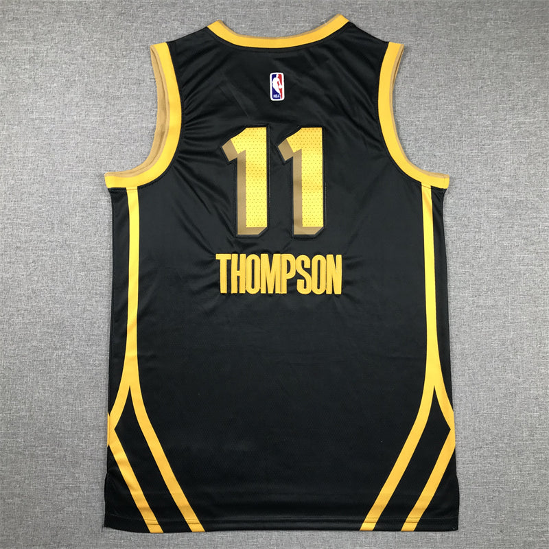 Men's Golden State Warriors Klay Thompson Black 2023/24 Swingman Jersey - City Edition