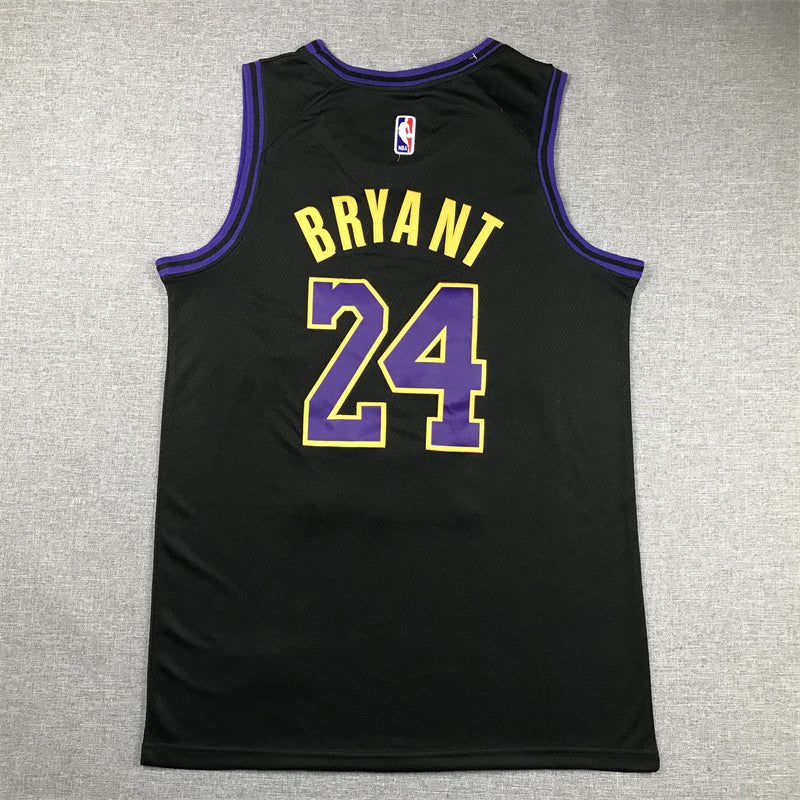 Men's Los Angeles Lakers Kobe Bryant Black 2023/24 Swingman Jersey - City Edition