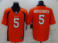 Men's Denver Broncos Teddy Bridgewater Orange Game Jersey