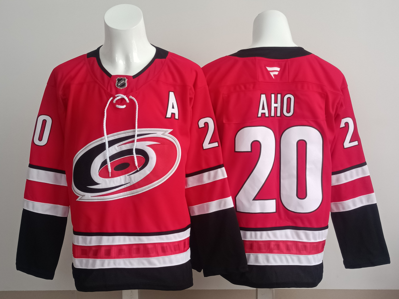 Men's Carolina Hurricanes Sebastian Aho Fanatics Red Jersey