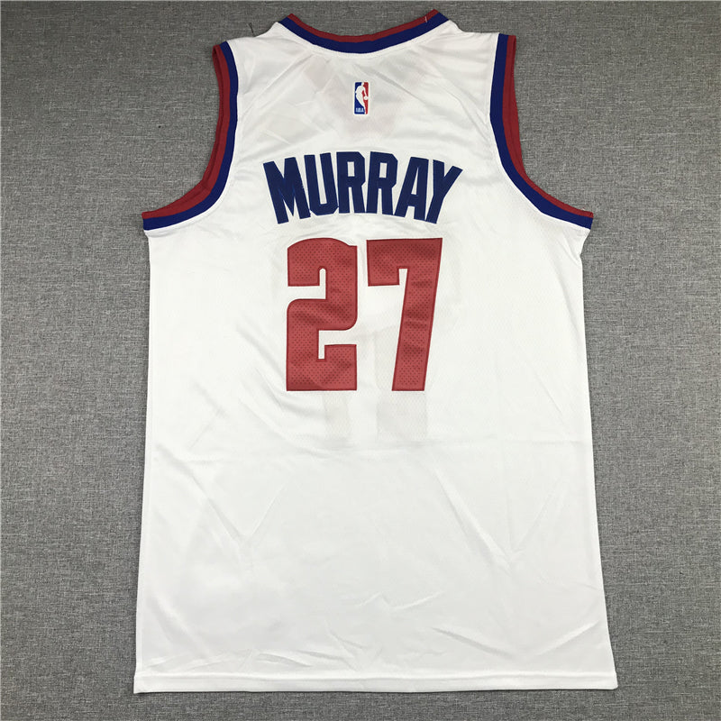 Men's Denver Nuggets Jamal Murray White 2020/21 Swingman Player Jersey