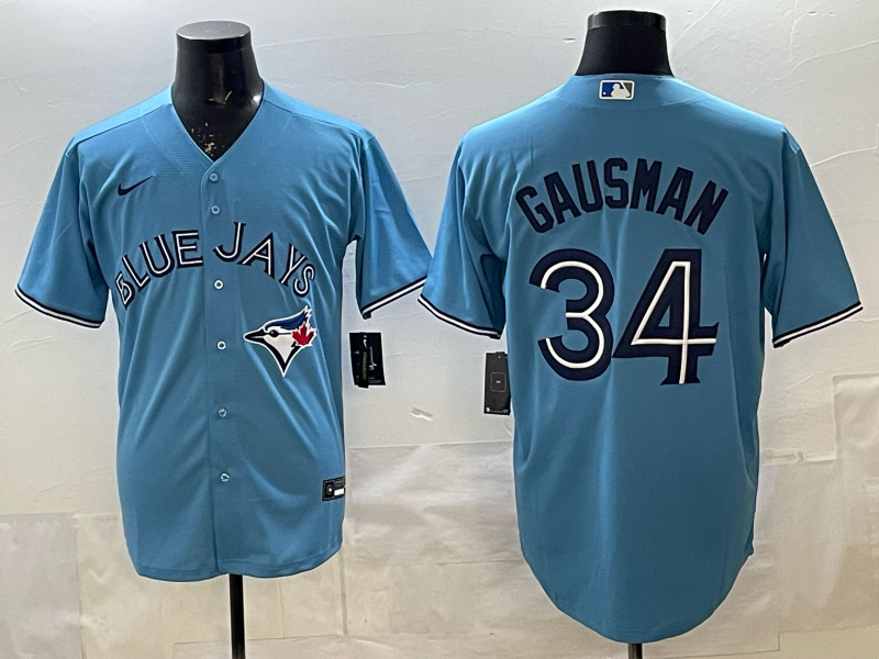 Men's Toronto Blue Jays Kevin Gausman Powder Blue Player Jersey