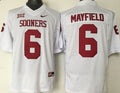 Men's Oklahoma Sooners Baker Mayfield White Player Jersey