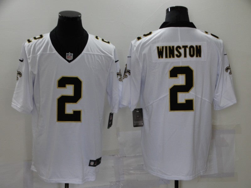 Men's New Orleans Saints Jameis Winston White Game Jersey