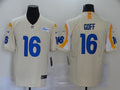 Men's Los Angeles Rams Jared Goff Beige Vapor Limited Jersey