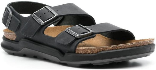 Birkenstock Arizona 1018426 Black Soft Leather Fashion Slippers