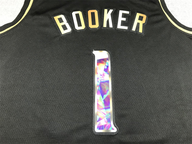 Men's Phoenix Suns Devin Booker Black Swingman Player Jersey