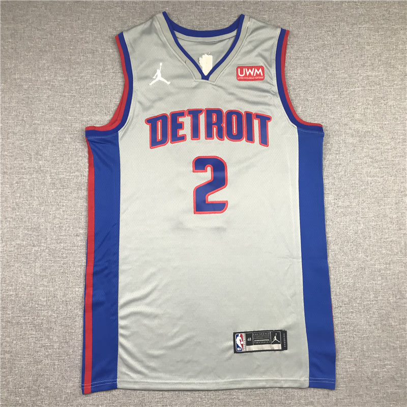 Men's Detroit Pistons Cade Cunningham Gray 2021/22 Swingman Player Jersey
