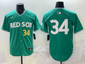 Men's Boston Red Sox David Ortiz Green 2025 City Connect Limited Retired Player Jersey