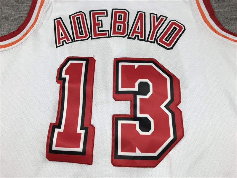 Men's Miami Heat Bam Adebayo White 2022/23 Swingman Jersey - Classic Edition