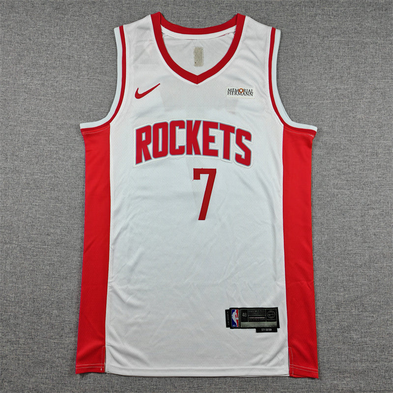 Men's Houston Rockets Kevin Durant White 2020/21 Swingman Jersey - Association Edition