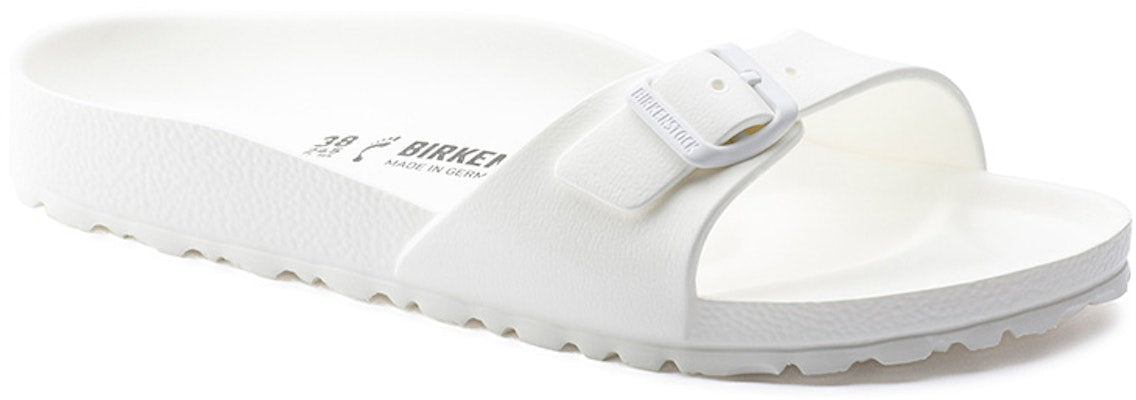 Birkenstock Madrid 128183 EVA Narrow Fit White Sandals