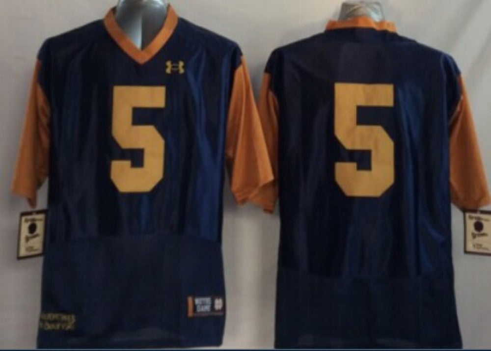 Men's Notre Dame Fighting Irish Manti Te'o Navy Player Jersey