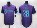 Men's Arizona Diamondbacks Eugenio Suarez Purple 2025 City Connect Limited Player Jersey