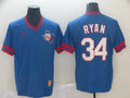 Men's Texas Rangers Nolan Ryan Blue Player Jersey