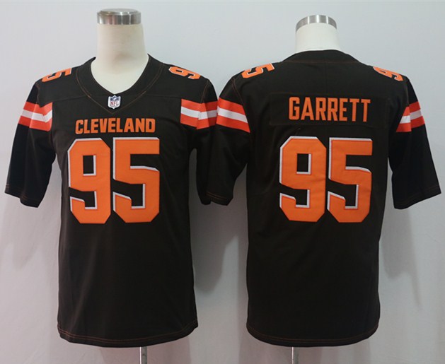Men's Cleveland Browns Myles Garrett Brown Player Game Jersey