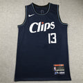 Men's LA Clippers Paul George Navy 2023/24 Swingman Jersey - City Edition