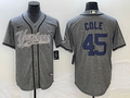Men's New York Yankees Gerrit Cole Gray Game Jersey Joint Edition