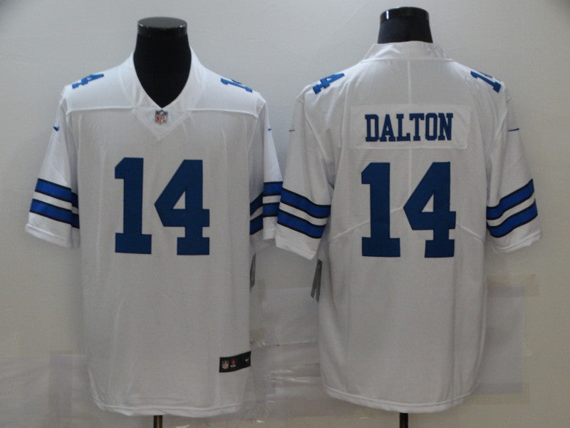 Men's Dallas Cowboys Andy Dalton White Game Player Jersey