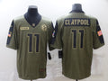 Men's Pittsburgh Steelers Chase Claypool Brown Game Jersey