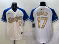 Men's Los Angeles Dodgers Shohei Ohtani White 2025 Gold Collection Player Jersey