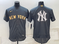 Men's New York Yankees Dark Gray Replica Player Jersey