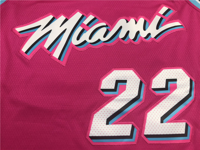 Men's Miami Heat Jimmy Butler NBA Pink Swingman Jersey