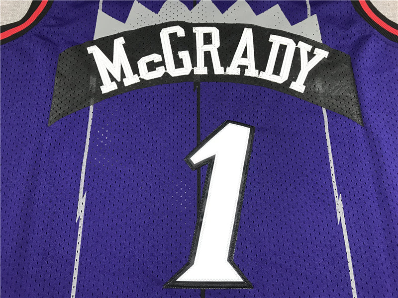 Men's Toronto Raptors Tracy McGrady Purple 1998-99 Hardwood Classics Swingman Jersey