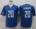 Men's Detroit Lions Barry Sanders Blue Game Retired Player Jersey