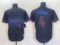 Men's Toronto Blue Jays George Springer Black 2024 City Connect Limited Player Jersey