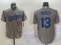 Men's Los Angeles Dodgers Max Muncy Gray Game Player Jersey