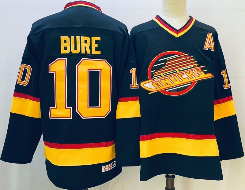 Men's Vancouver Canucks Pavel Bure Fanatics Black Alternate Premium Jersey