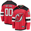 Men's New Jersey Devils Fanatics Red Custom Jersey