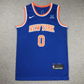 Men's New York Knicks Donte DiVincenzo Blue Swingman Jersey - Icon Edition