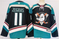 Men's Anaheim Ducks Trevor Zegras Black Game jersey
