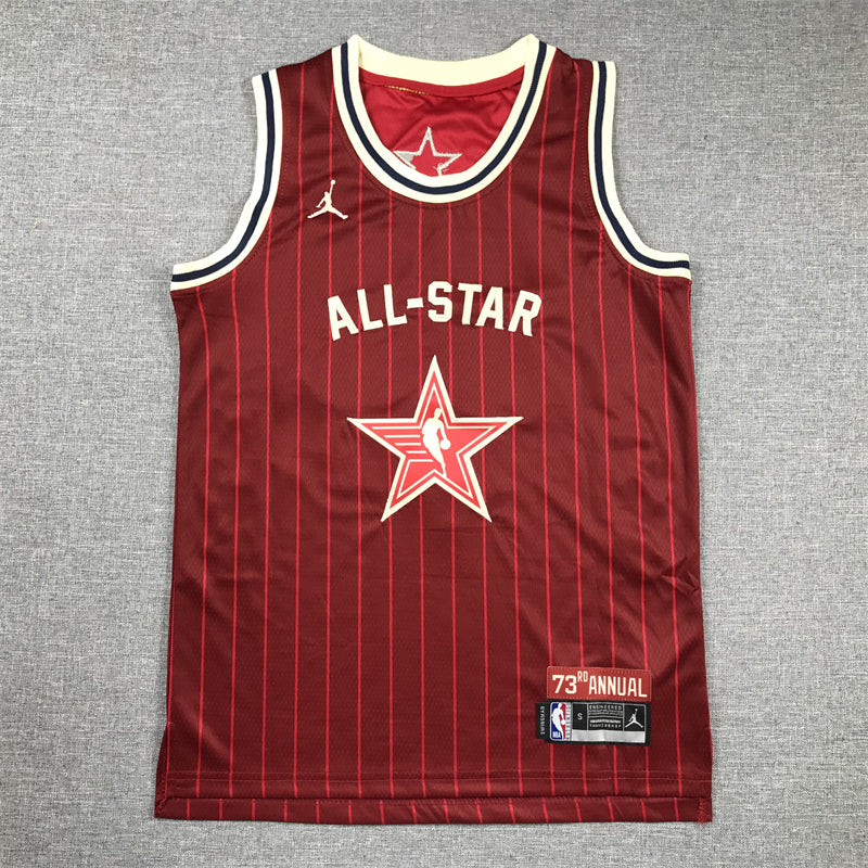 Men's Los Angeles Lakers LeBron James Crimson 2024 NBA All-Star Game Swingman Jersey