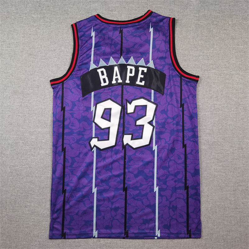 Men's Toronto Raptors BAPE Purple 1998/99 Hardwood Classics Swingman Jersey