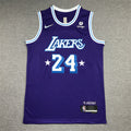 Men's Los Angeles Lakers Kobe Bryant Purple 2021/22 Swingman Jersey City Edition
