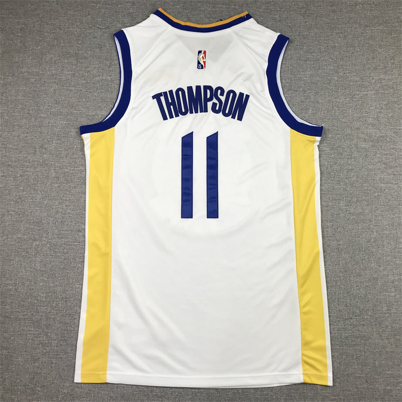 Men's Golden State Warriors Klay Thompson White Player Jersey