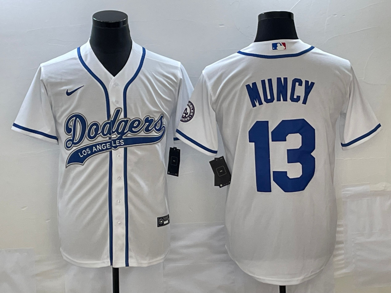 Men's Los Angeles Dodgers Max Muncy White Player Jersey Joint Edition