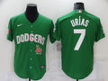 Men's Los Angeles Dodgers Julio Urias Green Replica Baseball Jersey