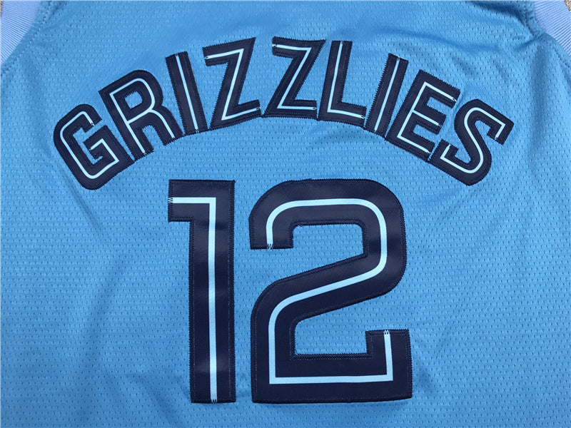 Men's Memphis Grizzlies Ja Morant Blue Replica Fast Break Jersey