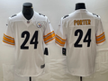 Men's Pittsburgh Steelers Joey Porter Jr. White Player Jersey