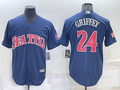 Men's Seattle Mariners Ken Griffey Jr. Navy Player Jersey