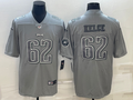 Men's Philadelphia Eagles Jason Kelce Gray Atmosphere Fashion Game Jersey