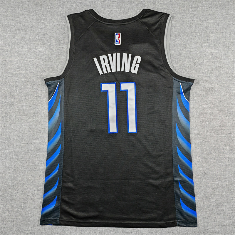 Men's Dallas Mavericks Kyrie Irving Black 2025/26 Swingman Jersey - City Edition
