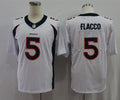 Men's Denver Broncos Joe Flacco White Game Jersey
