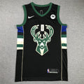 Men's Milwaukee Bucks Damian Lillard Black Swingman Jersey