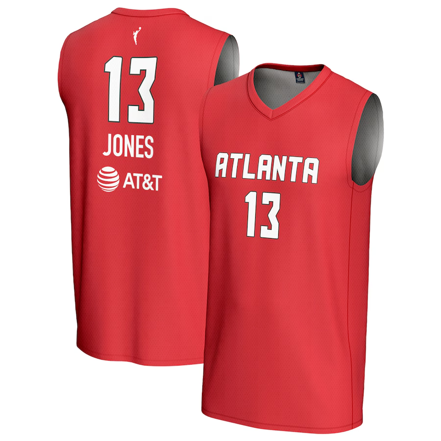 Men's Atlanta Dream Haley Jones Red Player Jersey